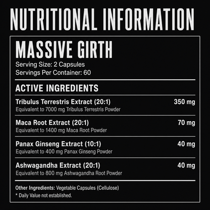 PrimeFuel Massive Girth Supplement