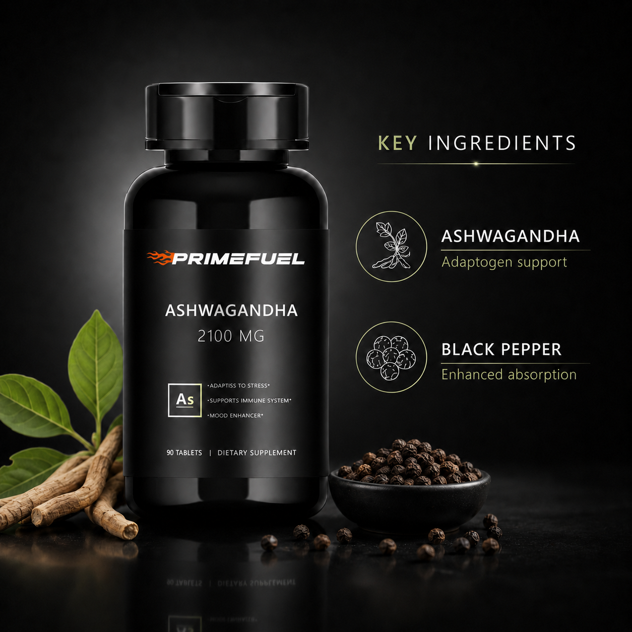PrimeFuel Alpha Ashwagandha