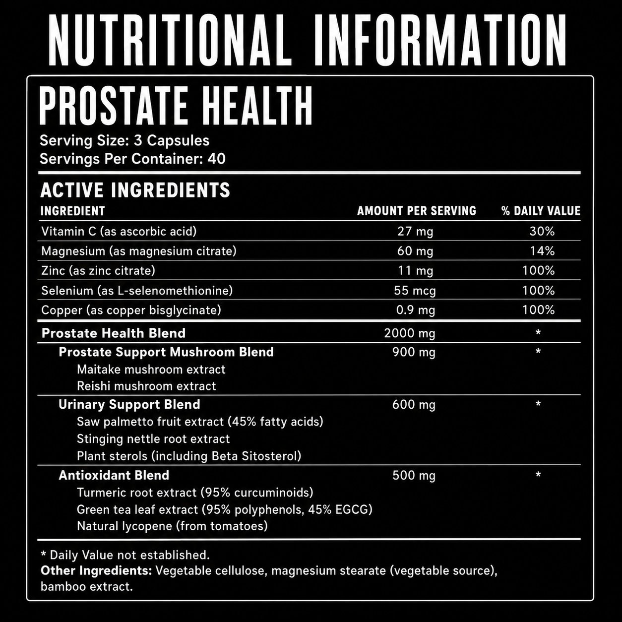 PrimeFuel Prostate Support